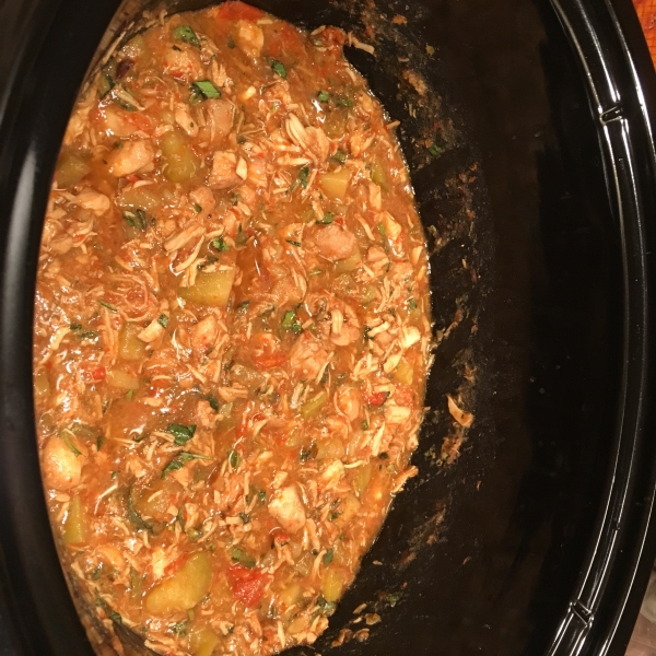 Easy Slow Cooker Thai Chicken with Basil