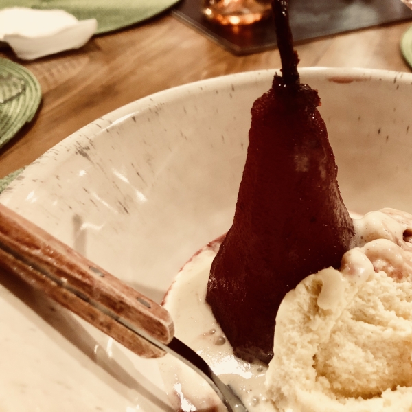 Instant Pot® Poached Pears with Port Wine