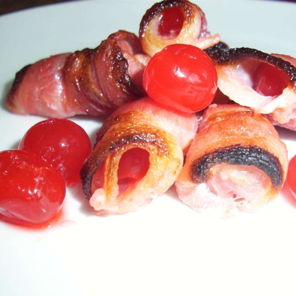 Bacon-Wrapped Cherries