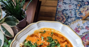 Spicy Sweet Potato and Coconut Soup
