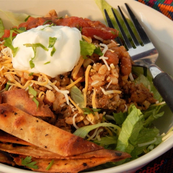 Skillet Burrito Bowl