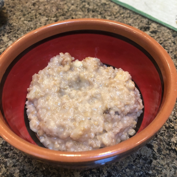 Banana Foster Steel-Cut Oats
