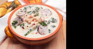 Cauliflower Tuscan Soup (Zuppa Toscana)