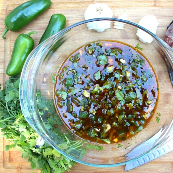 Spicy Garlicky Beef Marinade