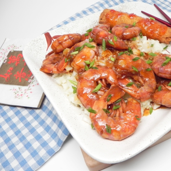 Instant Pot® Honey-Garlic Shrimp from Frozen