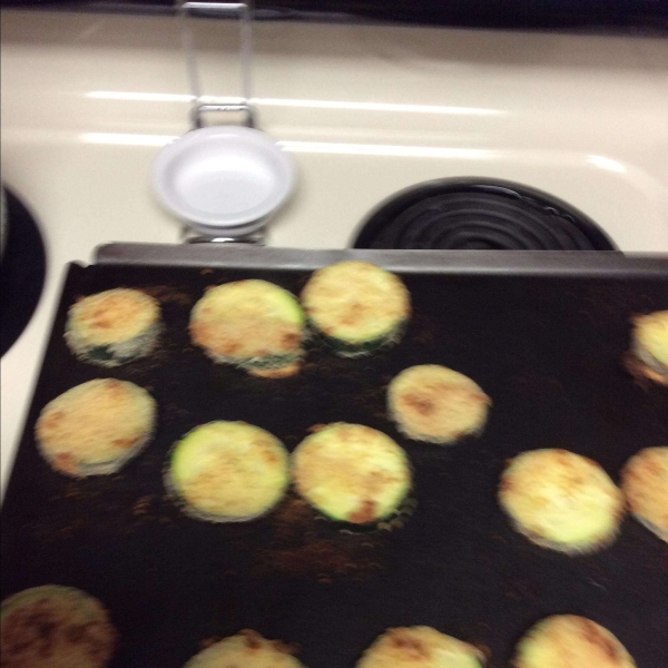 Quick Baked Zucchini Chips