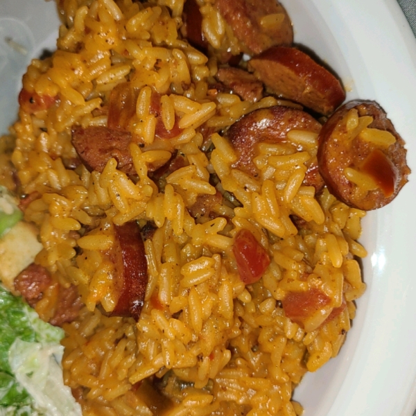 Spruced-up Zatarain's® Jambalaya