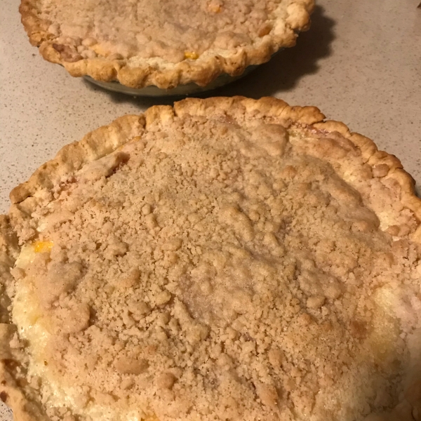 Old-Fashioned Peach Cream Pie