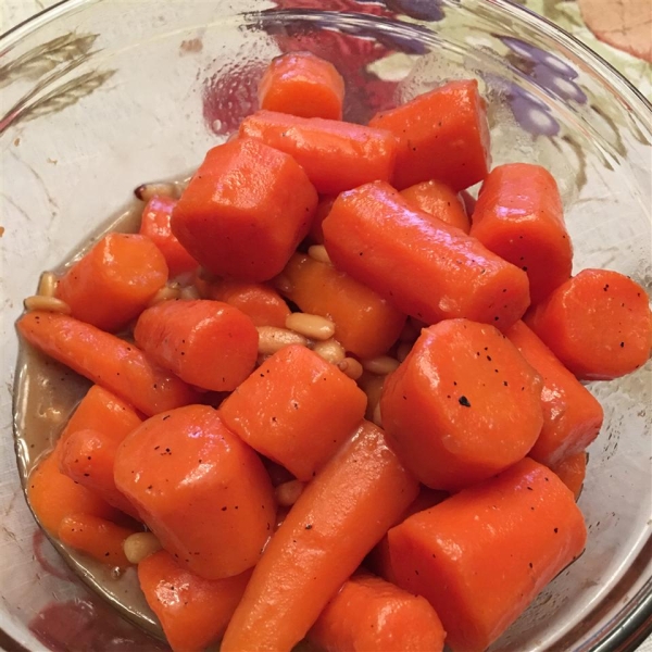 Spectacular Marsala Glazed Carrots with Hazelnuts