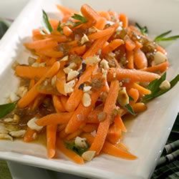 Spectacular Marsala Glazed Carrots with Hazelnuts