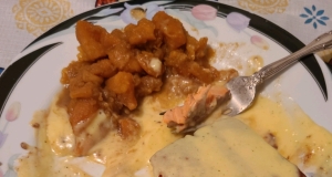 Poached Salmon with Hollandaise Sauce