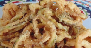 Deep-Fried Zucchini Spirals