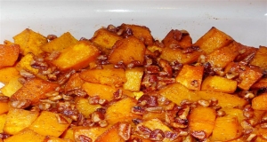 Roasted Butternut Squash with Brown Sugar