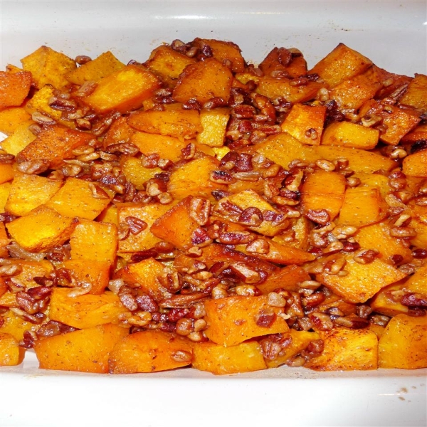 Roasted Butternut Squash with Brown Sugar