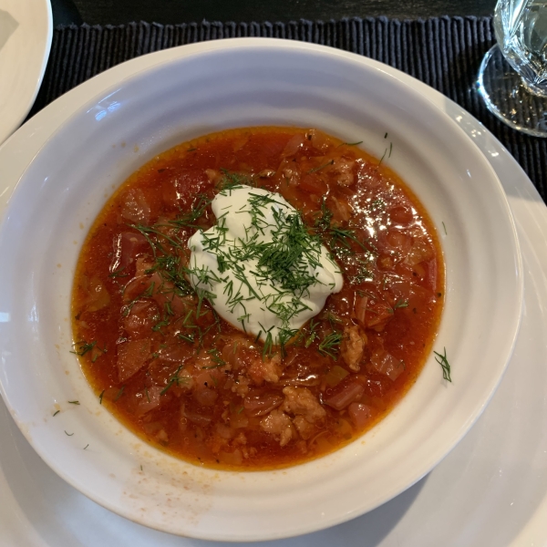 Ukrainian Red Borscht Soup