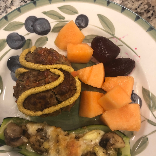 Mushroom Stuffed Zucchini