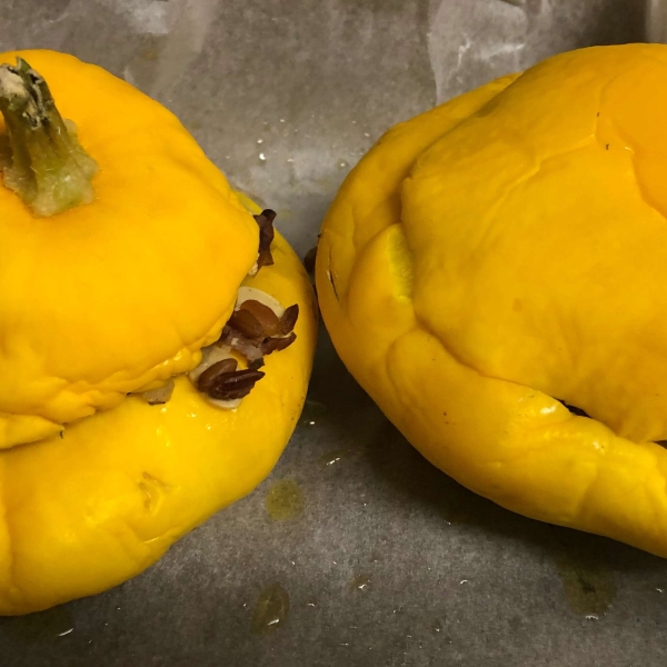 Wild Rice Stuffed Acorn Squash