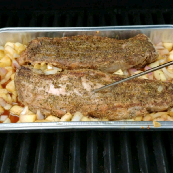 Herbed Pork and Apples
