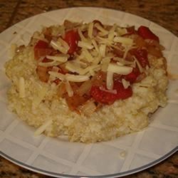 Soft Polenta with Spicy Tomato Sauce