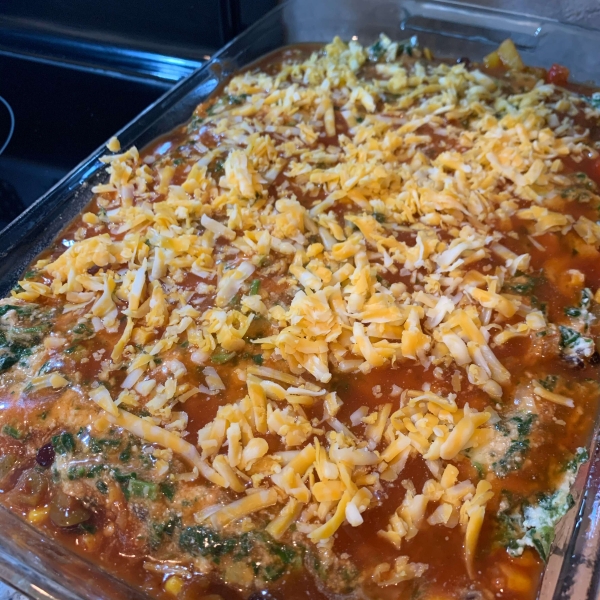 Vegetarian Mexican Lasagna