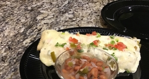 Seafood Enchiladas con Queso