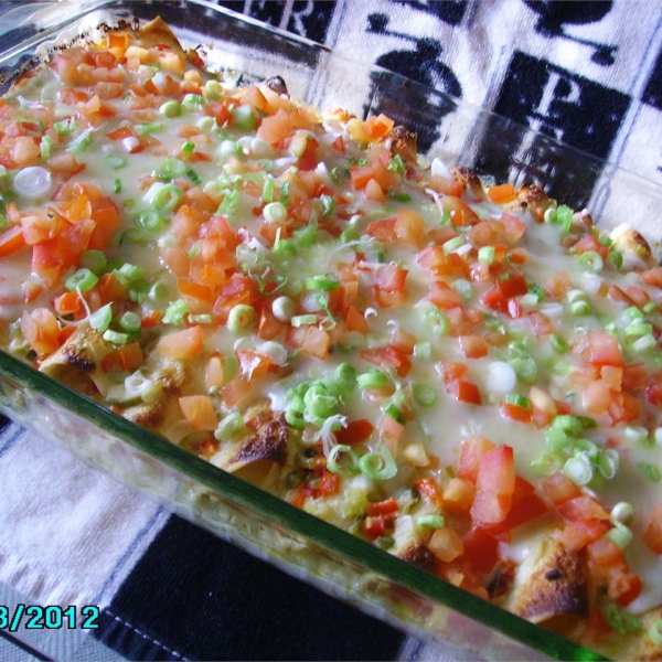 Seafood Enchiladas con Queso