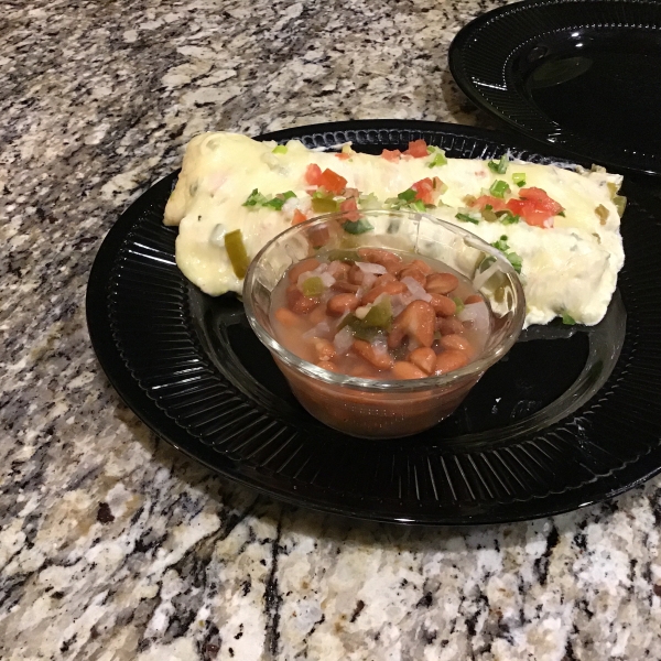 Seafood Enchiladas con Queso