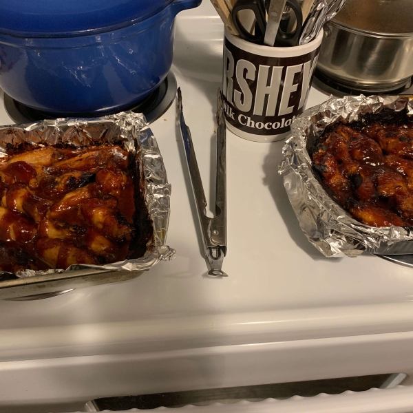 3-Ingredient Baked BBQ Chicken Wings