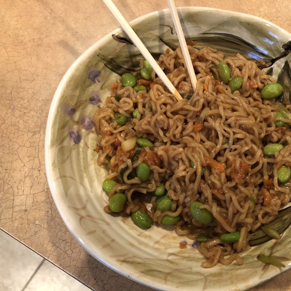 Ginger-Scallion Ramen Noodles