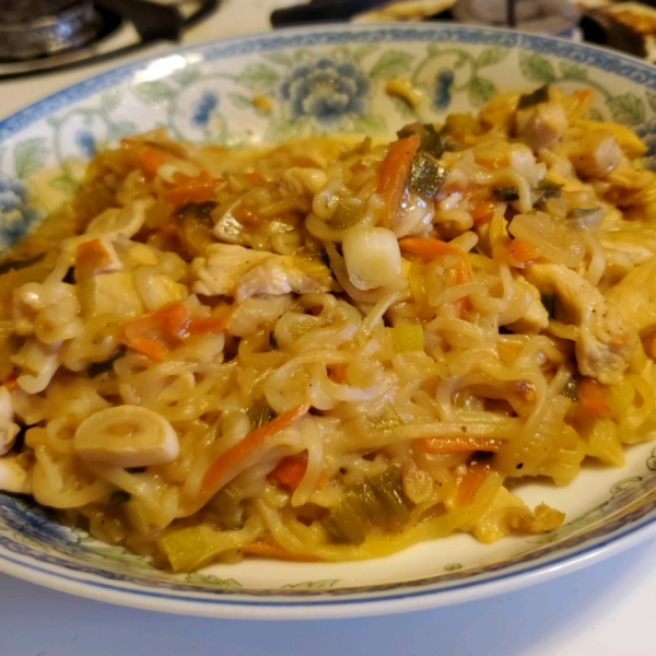 Ginger-Scallion Ramen Noodles