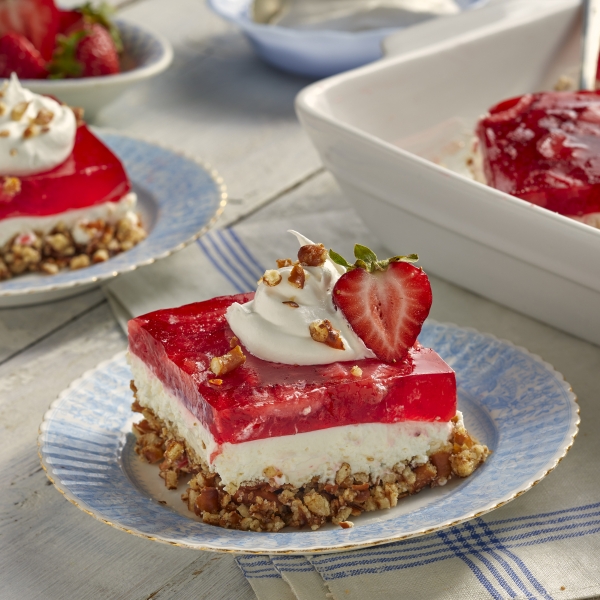 Judy's Strawberry Pretzel Salad