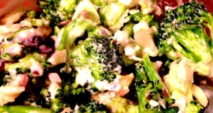 Broccoli Apple Cranberry Salad