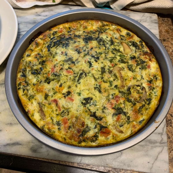 Summer Garden Crustless Quiche