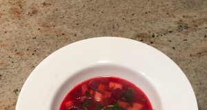 Botwinka (Polish Vegetable Soup with Beet Greens)