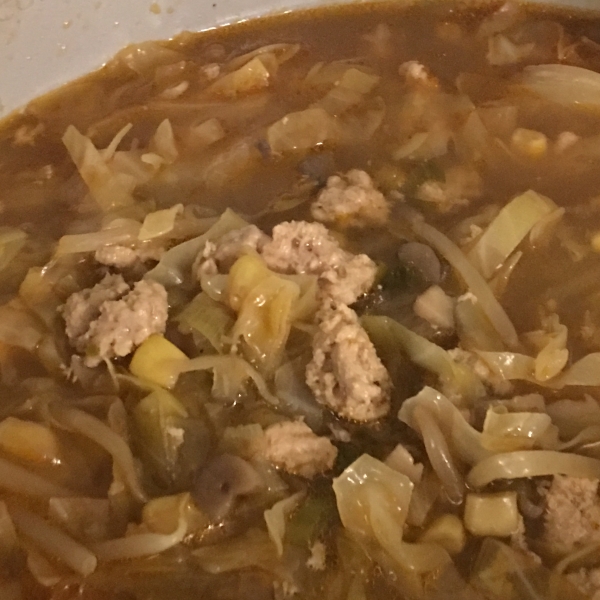 Hot and Sour Cabbage Soup