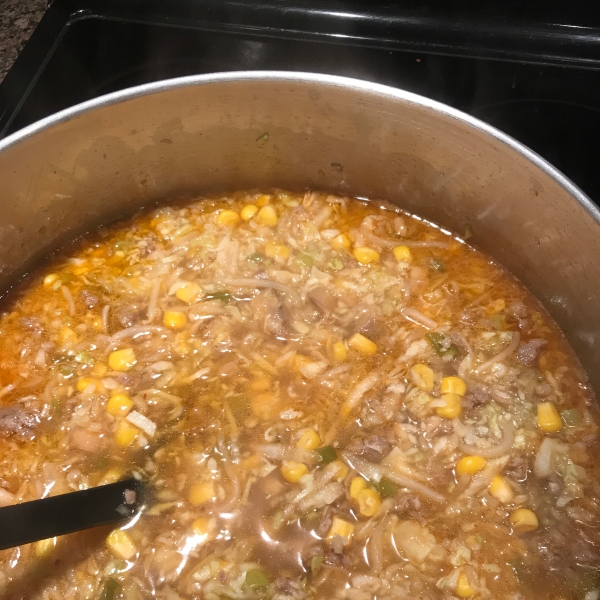 Hot and Sour Cabbage Soup