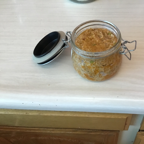 Buffalo Chicken Wings in a Jar