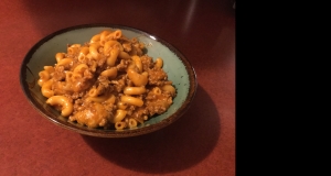 Mild 'Sweet' Tomato Sauce with Elbow Macaroni Bake