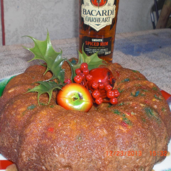 Simple Christmas Rum Cake