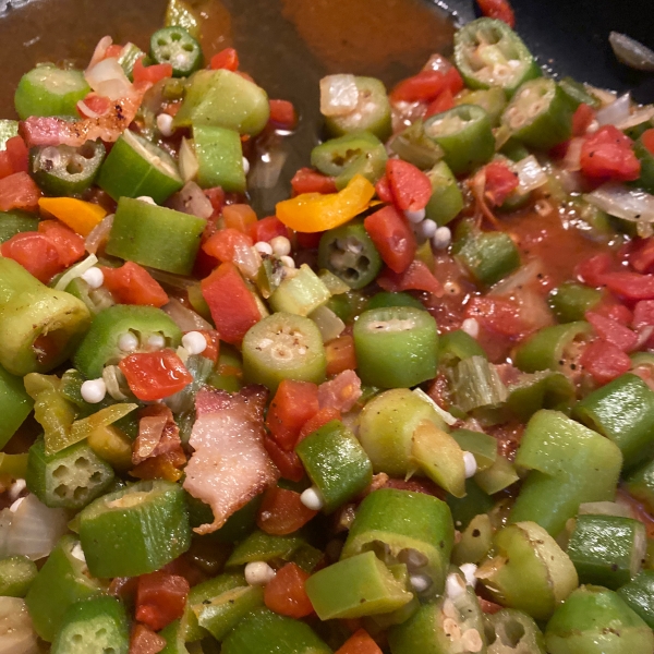 Okra and Tomatoes