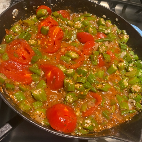 Okra and Tomatoes