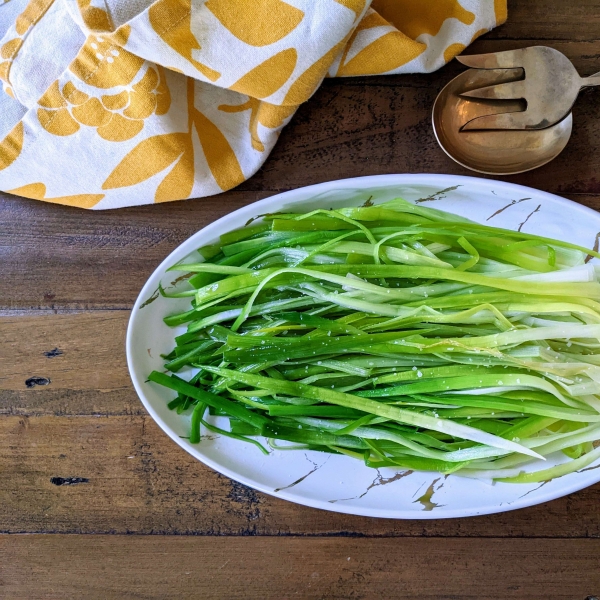 Sautéed Leeks in Butter and White Wine