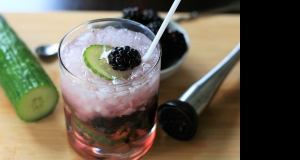 Blackberry-Cucumber Vodka Tonic