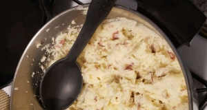 Red Garlic Mashed Potatoes