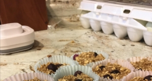 Vegan Blueberry and Banana Oatmeal Muffins