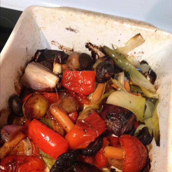 Vegan Oven-Roasted Vegetables