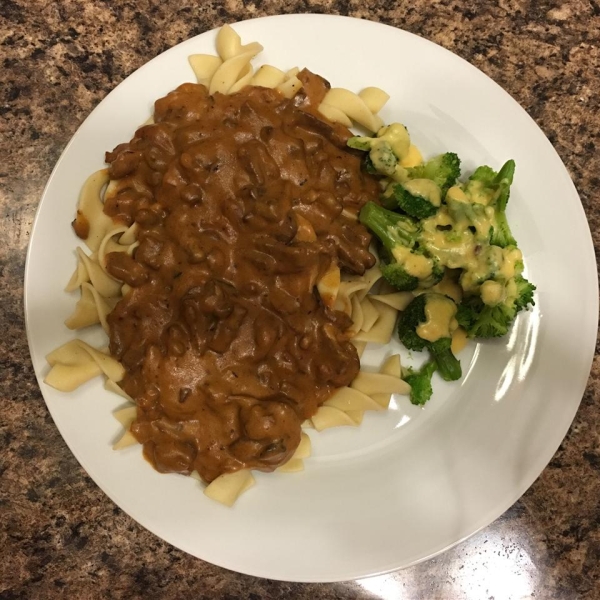Burgundy Stroganoff