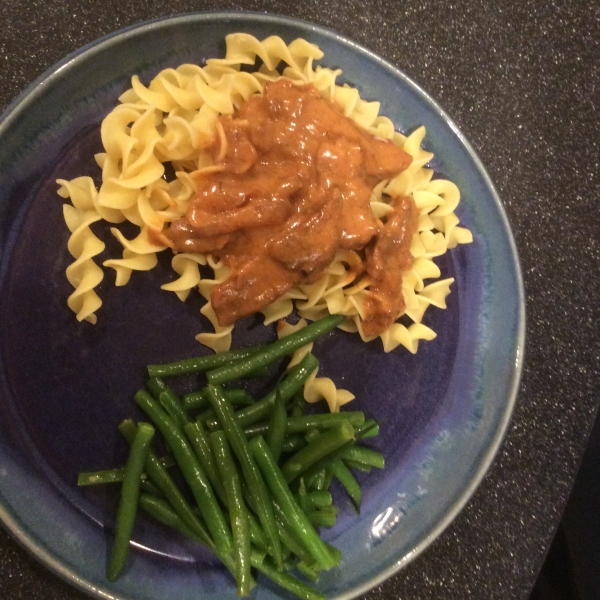 Burgundy Stroganoff