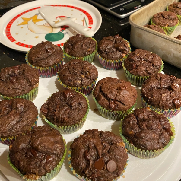 Vegan Double Chocolate Peanut Butter Banana Cake