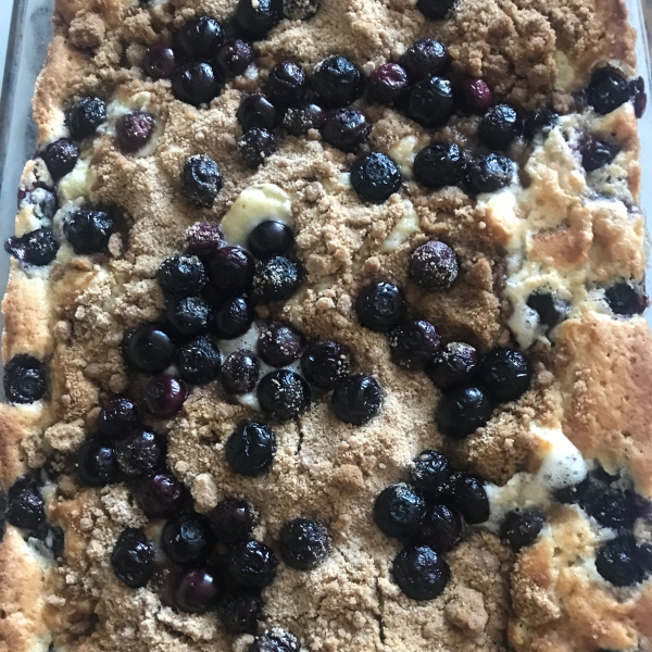 Sour Cream Blueberry Coffee Cake